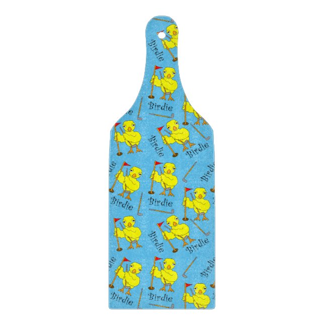 Planche À Découper Birdie Golfer Chick (Devant)