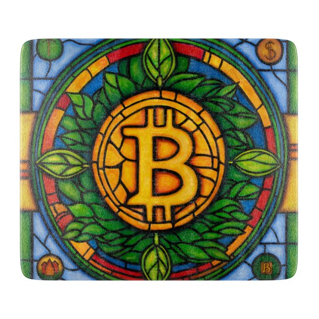 Planche à découper Bitcoin (Devant)