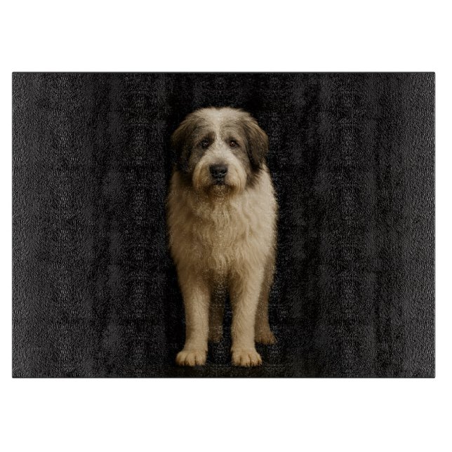 Planche À Découper Black 4 Luxe Glass board Mioritic Shepherd (Devant)
