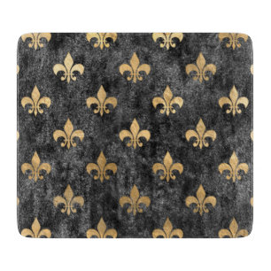 Planche À Découper Black Velvet Fleur De Lis Mardi Gras Orléans