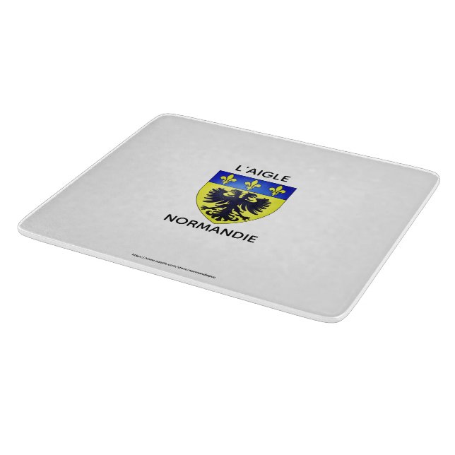Planche à découper - blason de L'Aigle - Normandie (Coin)