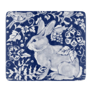 Planche À Découper Bleu Bleu Bleu Lapin Lapin Delft Dedham Bird