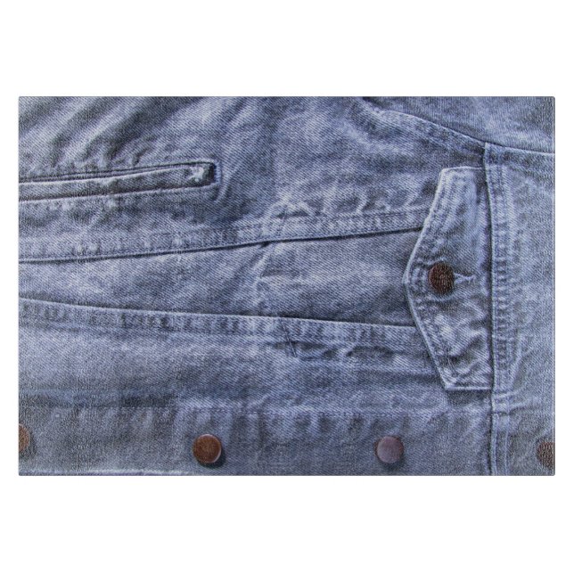 Planche à découper bleue de ~ de denim (Devant)