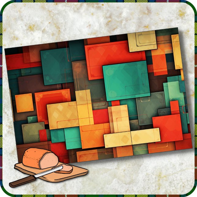 PLANCHE À DÉCOUPER - Blocs de couleur dans de nomb (Créateur téléchargé)