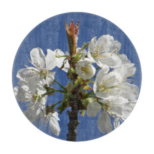 Planche À Découper Bloom du printemps blanc