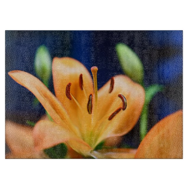 Planche À Découper Blossom orange Lilly (Devant)