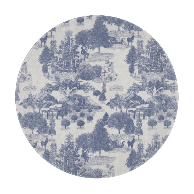 Planche À Découper Blue Christmas Winter Wonderland (Devant)