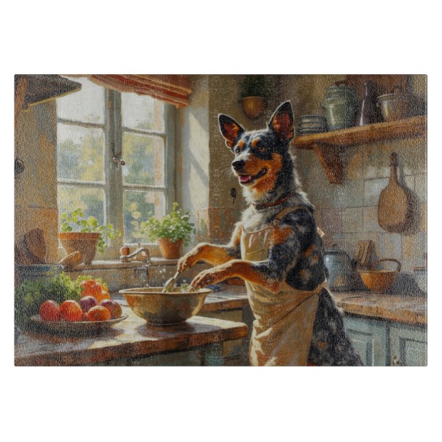 Planche À Découper Blue Heeler cuisine dans la cuisine (Devant)