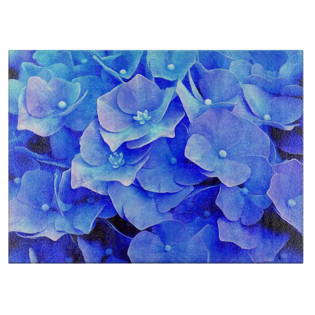 Planche à découper Blue Hydrangeas (Devant)