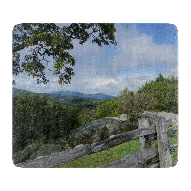 Planche À Découper Blue Ridge Mountains Vista Cutting Board (Devant)