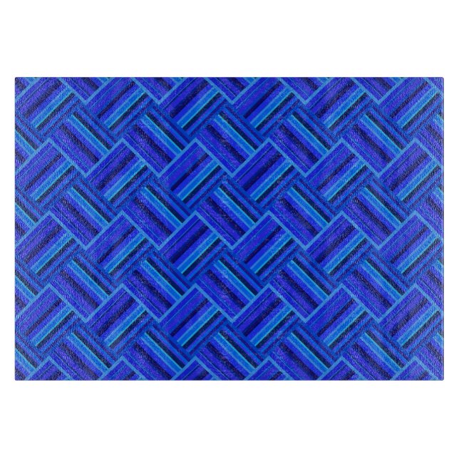 Planche À Découper Blue stripes (Devant)