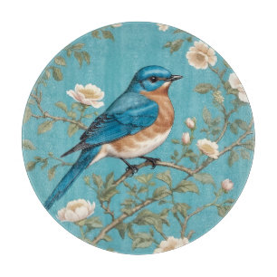 Planche À Découper Bluebird William Morris Inspiré Turquois