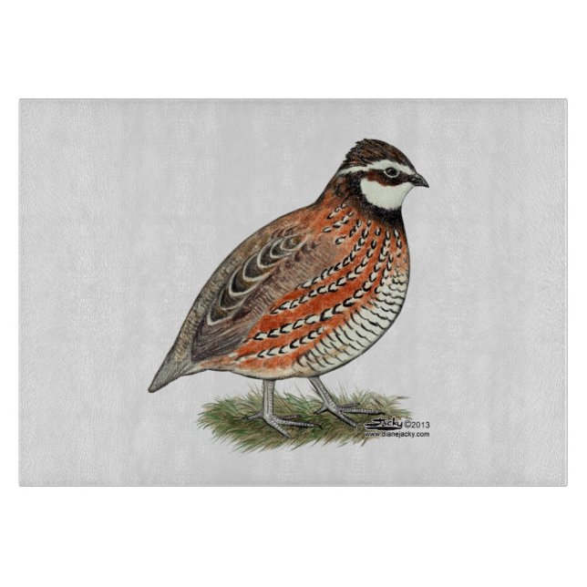 Planche À Découper Bobwhite Quail (Devant)