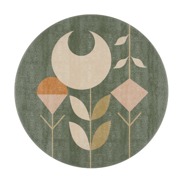 Planche À Découper Boho Abstrait Lily (Devant)