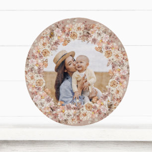 Planche À Découper Boho Bee Aquarelle Florale Photo personnalisée Mam