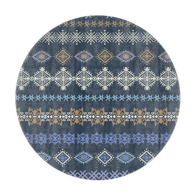 Planche À Découper Boho ethnique : l'art tribal sans soudure. (Devant)