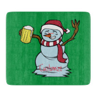 Boire de la bière Snowman Drunk Thunder_Cove