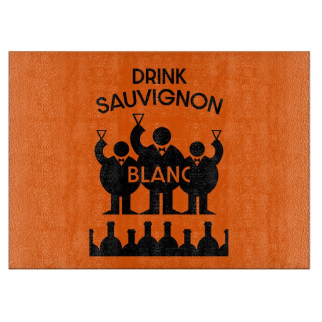 Planche À Découper Boisson de vin Sauvignon Blanc (Devant)