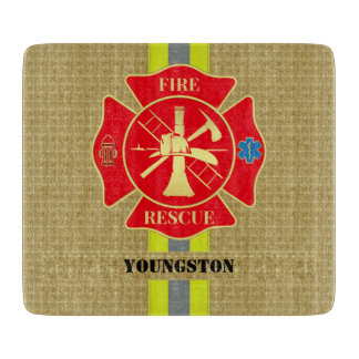 Planche À Découper Bold Firefighter Maltese Cross Kitchen Design
