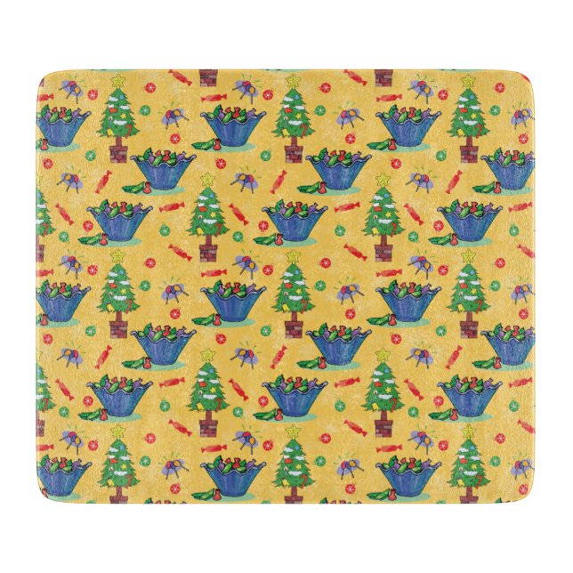 Planche À Découper Bonbons de Noël (Devant)