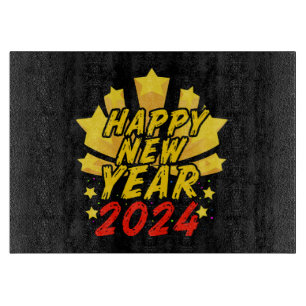 Planche À Découper Bonne année 2024
