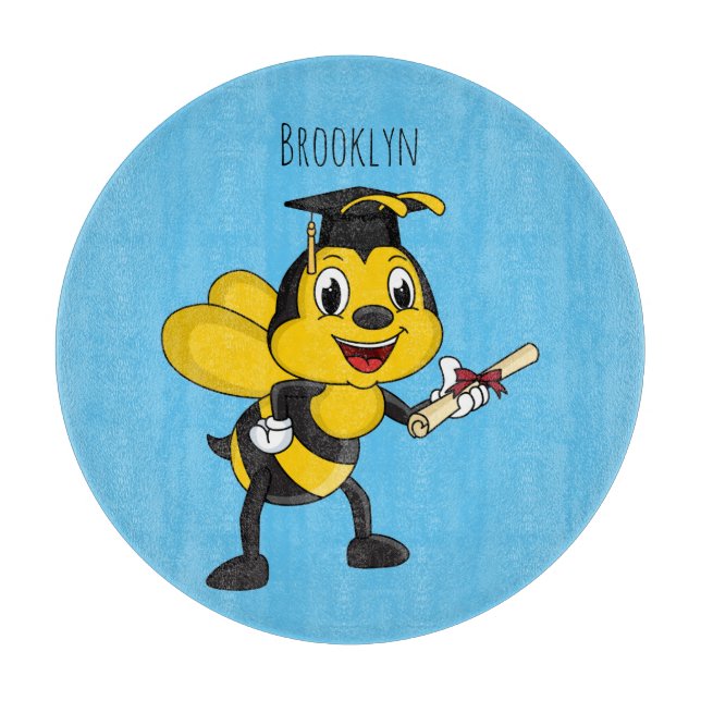 Planche À Découper Bonne remise des diplômes des abeilles (Devant)