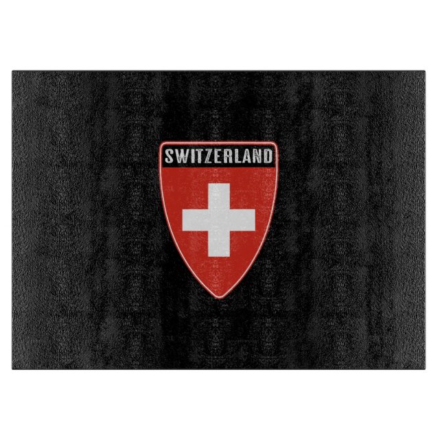 Planche À Découper Bouclier suisse (Devant)