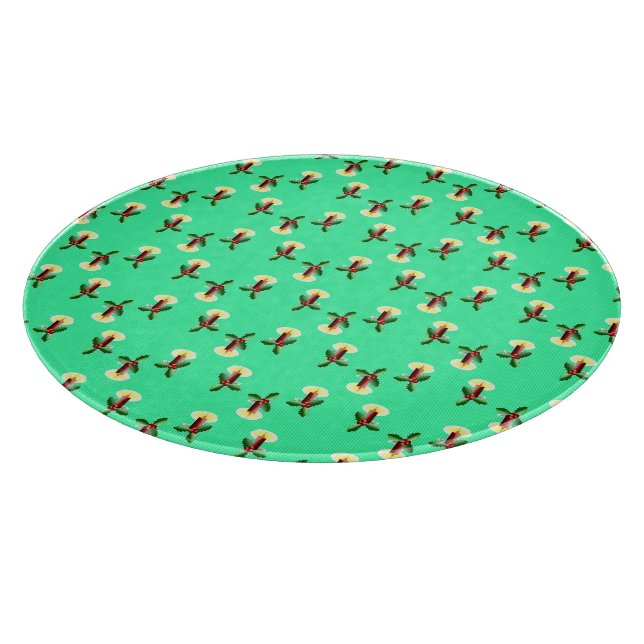 Planche À Découper Bougie Bourgogne avec saint Noël (Coin)