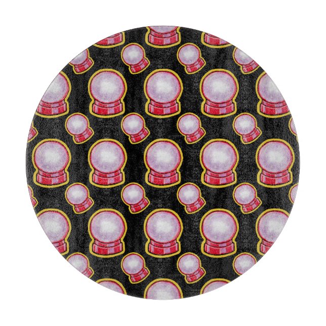 Planche À Découper Boule de cristal pastel (Devant)
