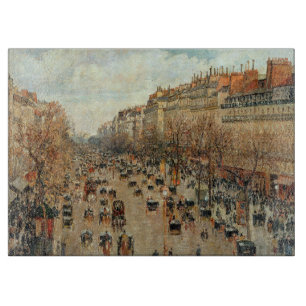 Planche À Découper Boulevard Montmartre-Eremitage Camille Pissarro