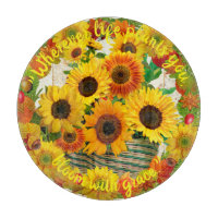 Bouquet de paniers de tournesols fleurit avec grâc