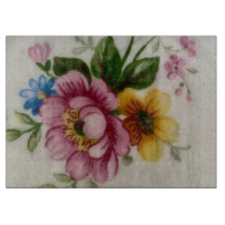 Planche À Découper Bouquet de tasses à thé 