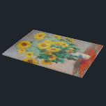 Planche À Découper Bouquet de tournesols Claude Monet<br><div class="desc">Bouquet de tournesols. Claude Monet. 1881. Reproduction d'oeuvres d'art célèbres dans le domaine public.</div>