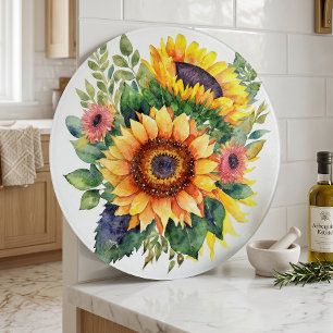 Planche À Découper Bouquet de tournesols - Décoration de maison de ca