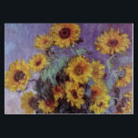 Planche À Découper Bouquet des tournesols par Claude Monet, art<br><div class="desc">Le bouquet des tournesols (1881) par Claude Monet est toujours une peinture florale de la vie de beaux-arts impressionnistes vintages. Fleurs de floraison jaunes du jardin. Un bouquet de tournesol de saison d'été dans un vase. Au sujet de l'artiste : Claude Monet (1840-1926) était un fondateur du mouvement impressionniste français...</div>