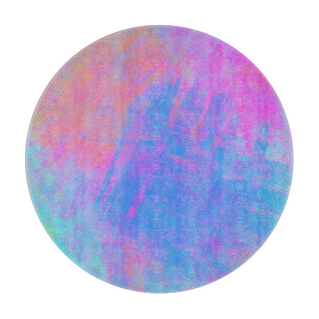 Planche À Découper Bright Multicolor Splashes (Devant)