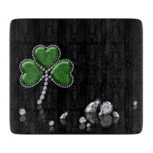 Planche À Découper Brilliant Happy St. Patrick's Day Diamonds