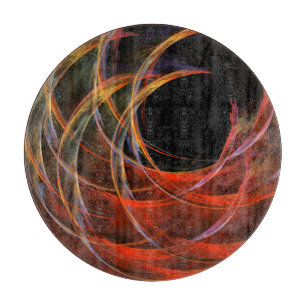 Planche À Découper Briser le cercle Abstrait de l'art