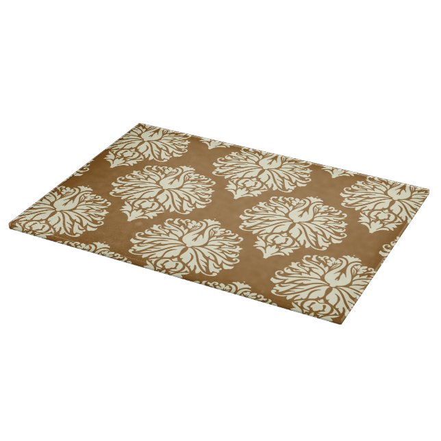 Planche À Découper Brown sucre Southern Cottage Damask (Coin)