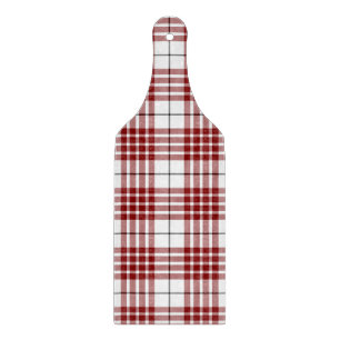 Planche À Découper Buchanan tartan rouge blanc plaid
