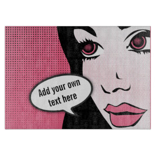 Planche À Découper Bulle de dialogue personnalisée pour le visage de