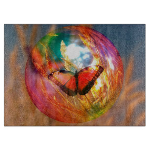 Planche À Découper Bulle papillon