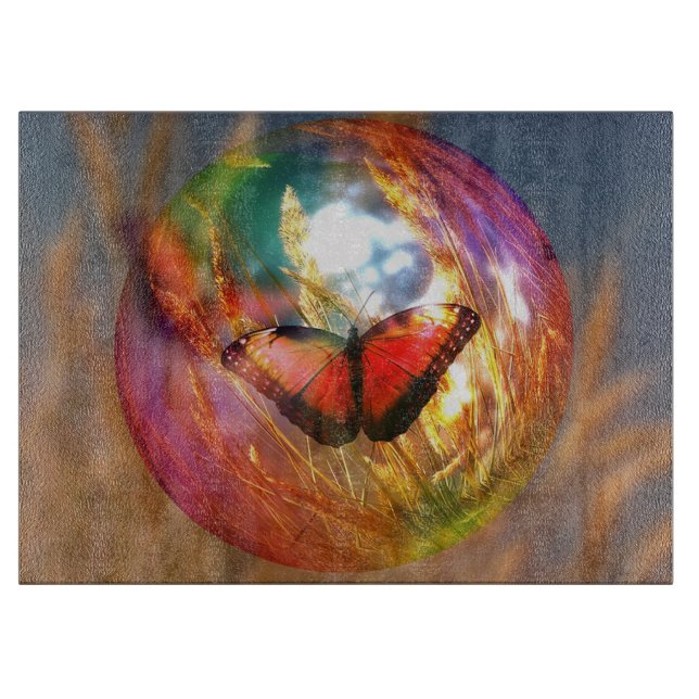 Planche À Découper Bulle papillon (Devant)