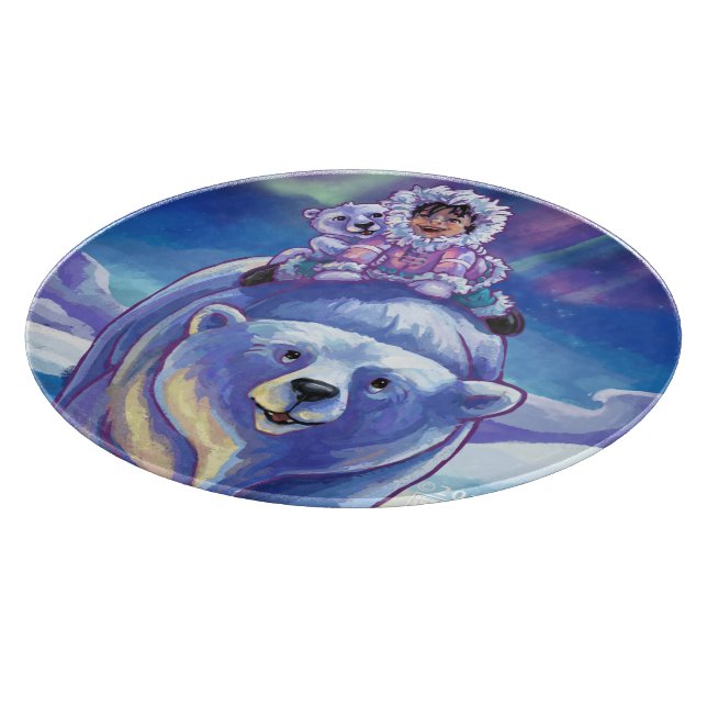 Planche À Découper Bus à ours polaire (Coin)