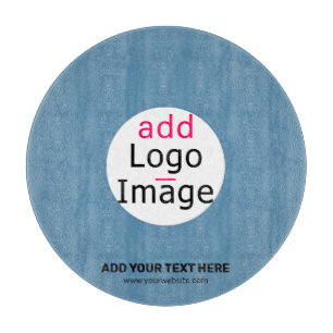 Planche À Découper Business Chic Promo personnalisable Dusty Blue