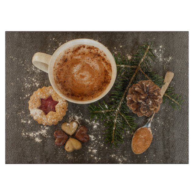 Planche À Découper cacao chaud et épices (Devant)