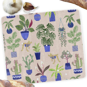 Planche À Découper Cactus Motif Succulent