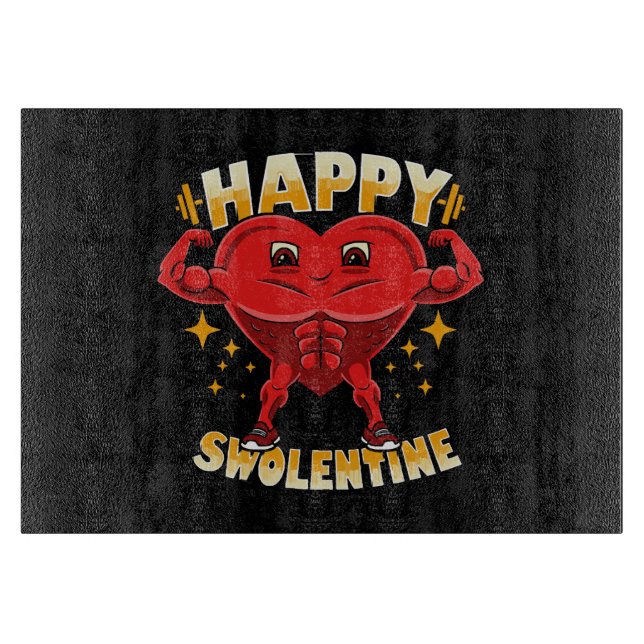 Planche À Découper Cadeau de la Saint-Valentin drôle de séance d'entr (Devant)