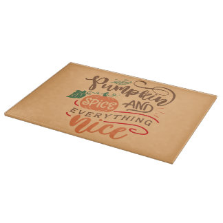 Planche À Découper Cadeau de Thanksgiving Pumpkin Spice Everything Ni