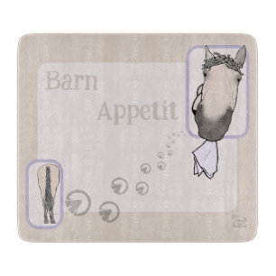 Planche À Découper Cadeau déco pour amateur de chevaux drôles Têtes e